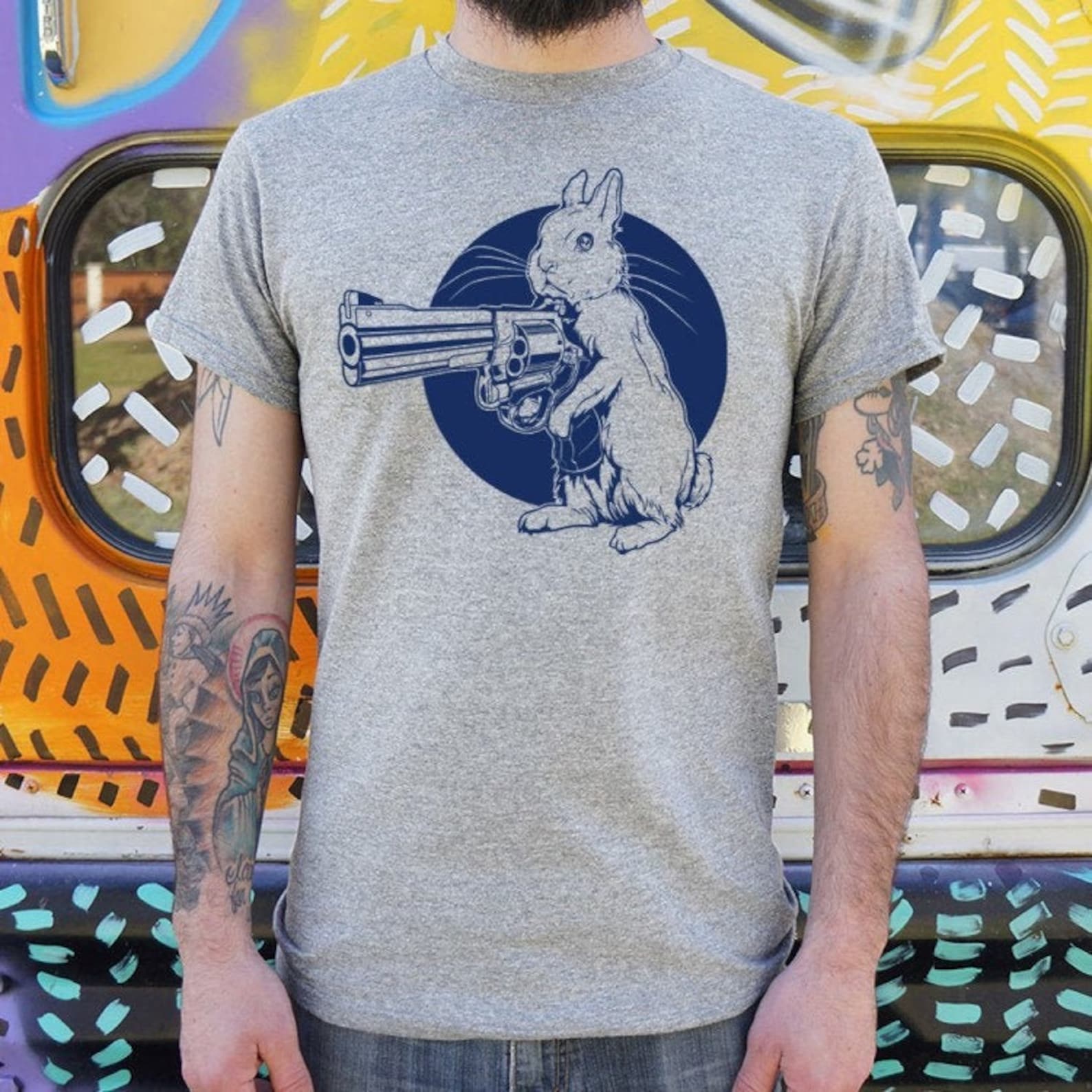 Hare Trigger Graphic Tees/ Unisex / Animal Tshirt / Retro Etsy