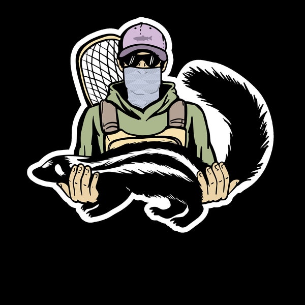 Fly Fishing Sticker Etsy