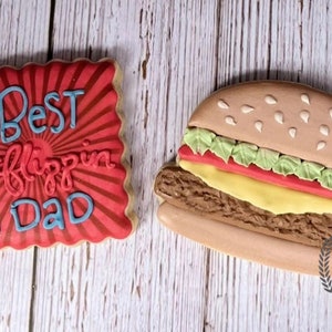 Father's Day 2-Cookie Gift Box "Best Flippin' Dad"