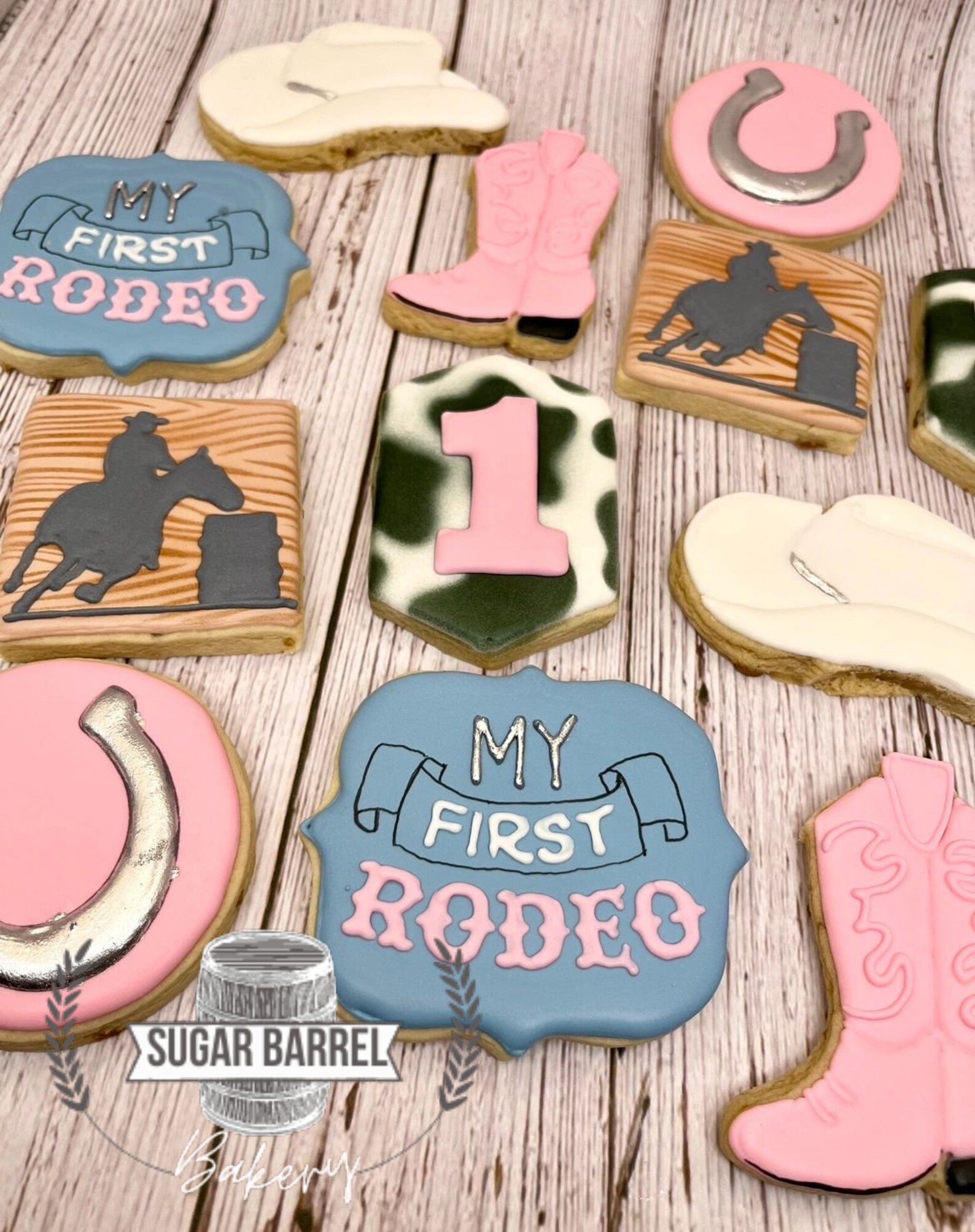 My 1st Rodeo Cowgirl Birthday Cookies - Etsy