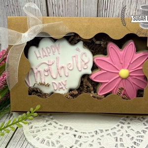 Happy Mother's Day Sugar Cookie 2-Pack Gift Box