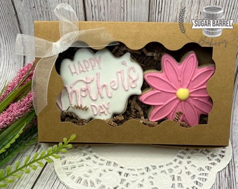 Happy Mother's Day Sugar Cookie 2-Pack Gift Box
