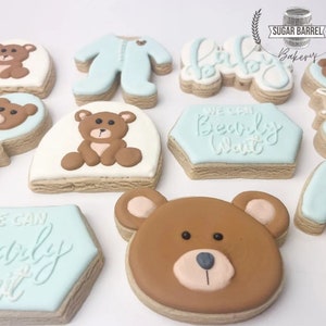 We can Bearly Wait Sugar Cookies