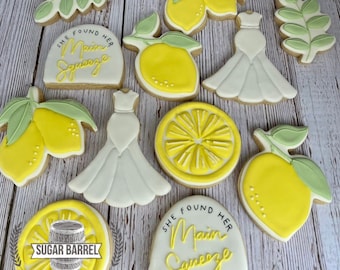 1 Dozen Bridal Shower Cookies "She Found Her Main Squeeze"