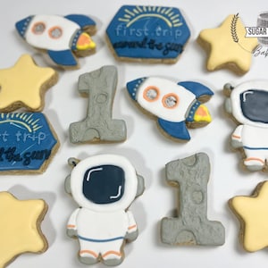 First Trip Around the Sun Sugar Cookies