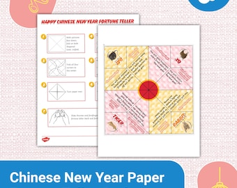 Chinese New Year Paper Fortune Teller Craft