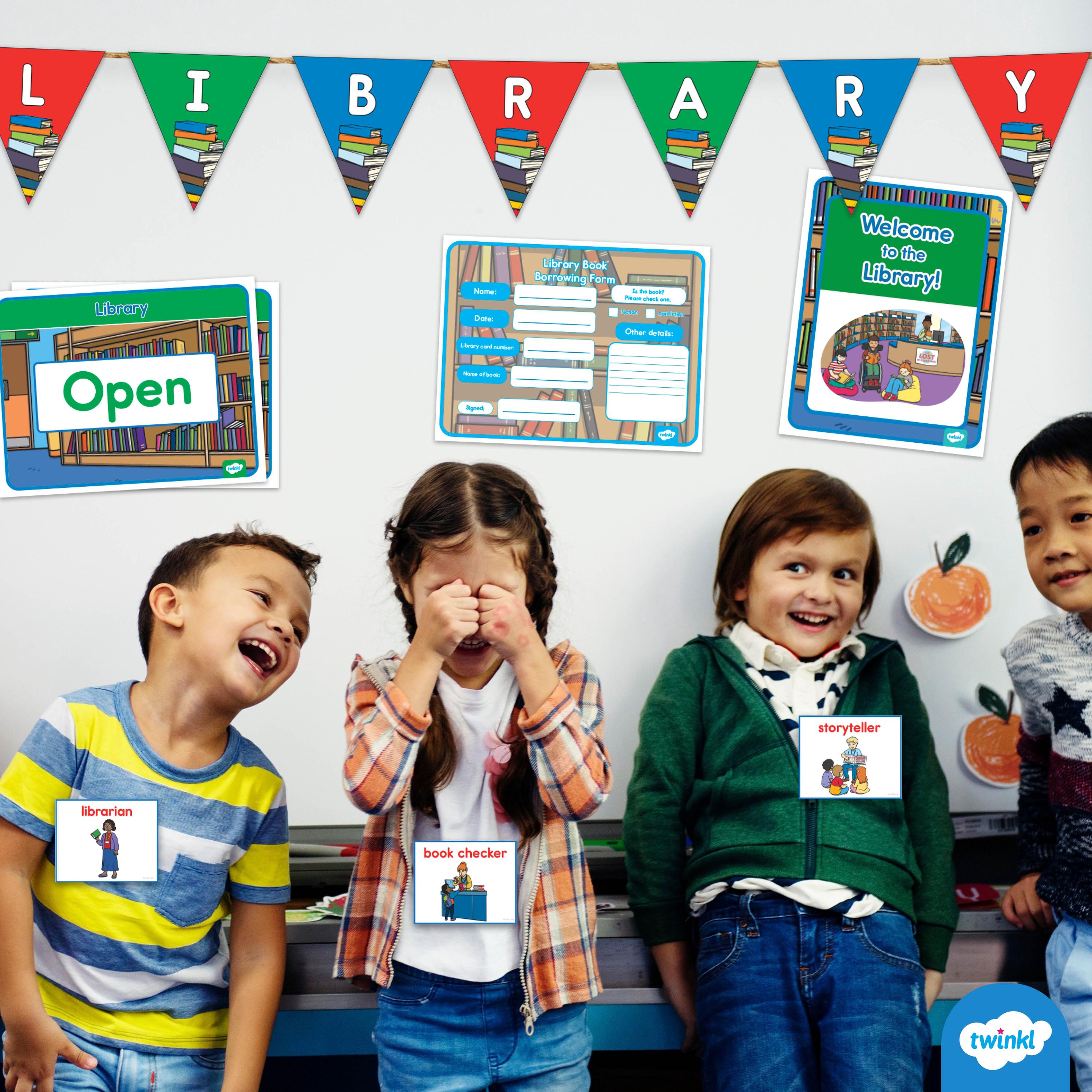 Library Card Dramatic Play Library Dramatic Play Pack - Etsy