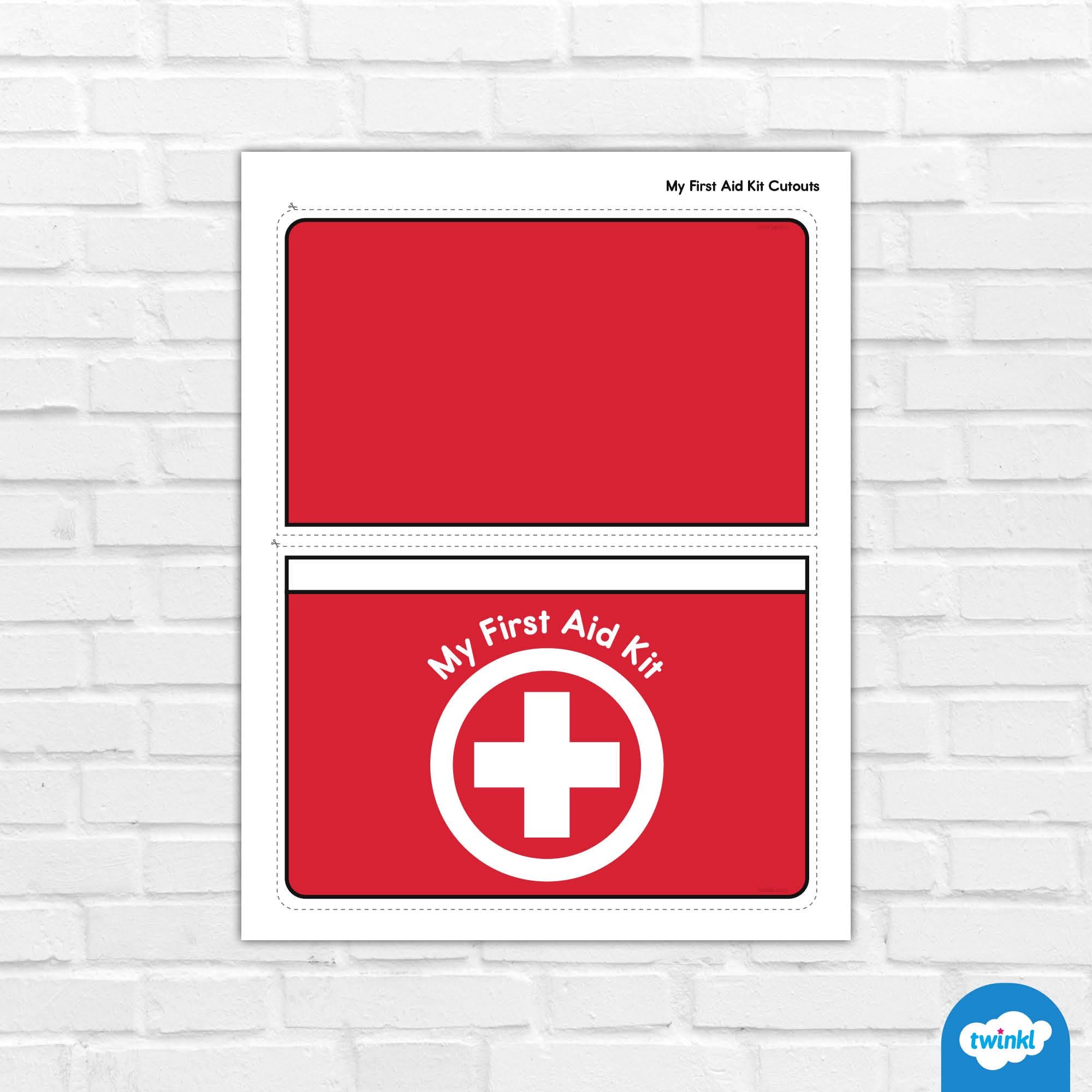 My First Aid Kit Craft – Printable Health & Safety Craft for Kids - Etsy