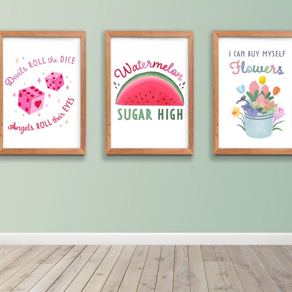 Song Lyrics Posters | Printable Posters | Printable Lyrics Posters | Instant Download