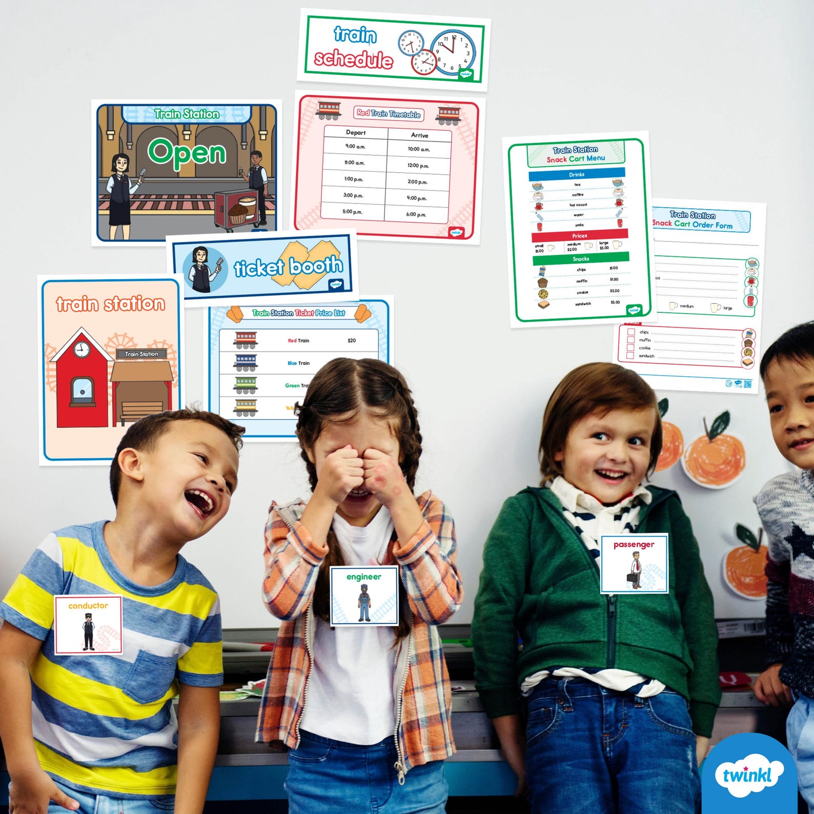 Train Station Dramatic Play Pack - Etsy