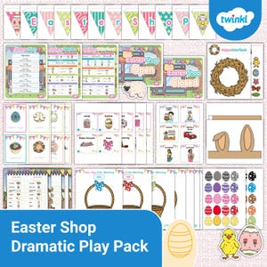 Pacchetto di giochi drammatici del negozio di Pasqua