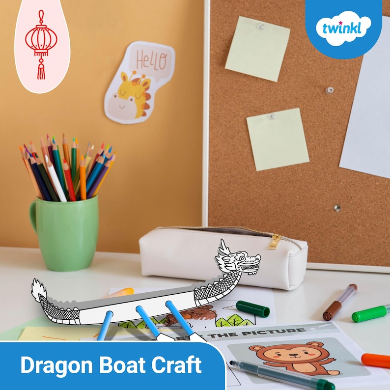 Dragon Boat Paper Craft - Etsy