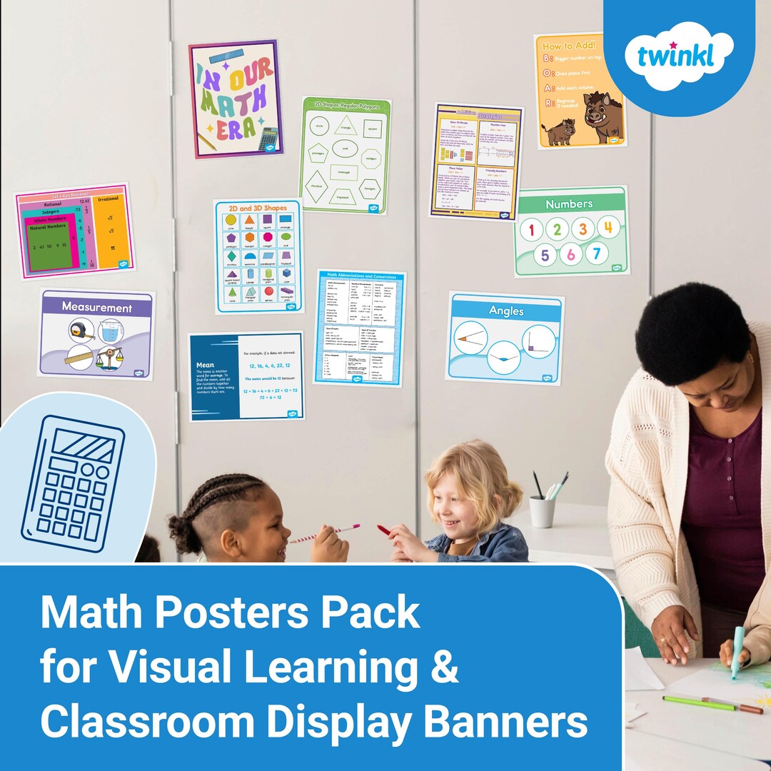 Stitch Math Posters Math Posters Pack - Etsy