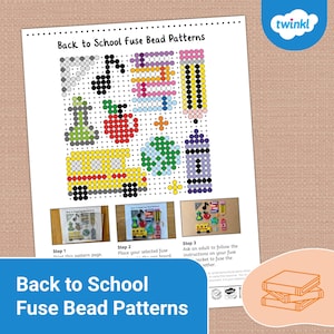 Tillbaka till skolan Fuse Bead Patterns
