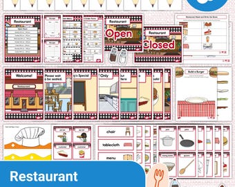 Paquete de juego dramático de restaurante