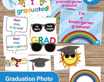 Graduation Photo Booth Props Cutouts