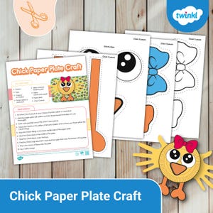 Chick Paper Plate Craft