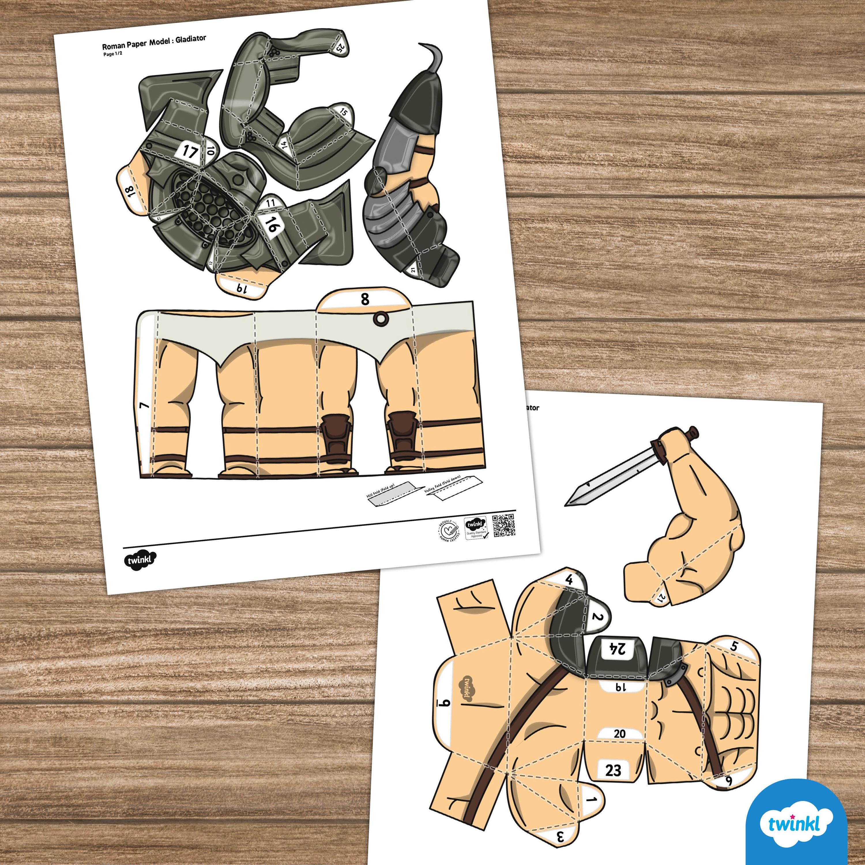 Ancient Rome Paper Model Pack - Etsy