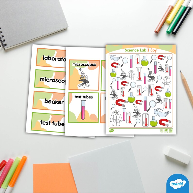 Science Lab Dramatic Play Pack | Printable Play Props for Early ...
