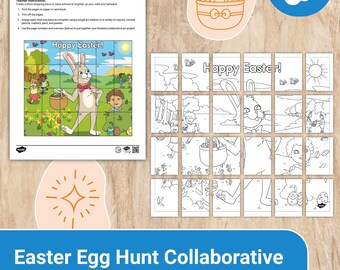 Easter Egg Hunt Collaborative Art Pack