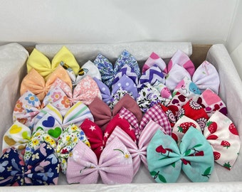 Girl Mixed Bow Ties For Dogs | Perfect for Groomers | Available in 25, 50 , 75 , 100
