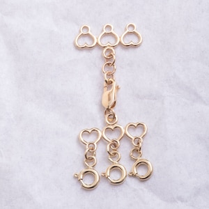 Layered Necklace Detangler, 14K Gold Filled Detangler Clasp
