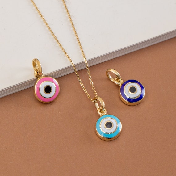 Real evil eye on sale necklace