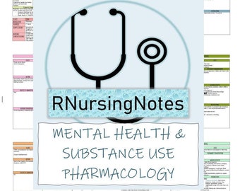 Mental Health & Substance Use Pharmacology