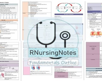 Nursing Fundamental Notes - Etsy