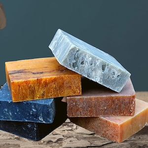 Masculine Scented Soap Set: Natural Artisan Soap Bar Collection