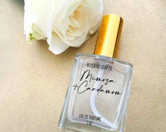 Mimosa Cardamom Perfume Spray: Hand-Blended Vegan Fragrance