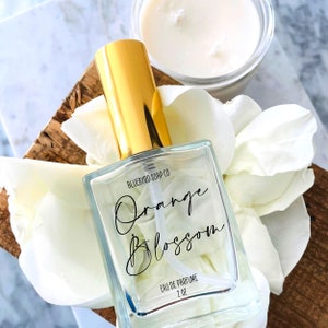 Orange Blossom Perfume Spray | Hand-Blended Custom Citrus Fragrance Sprays | Orange Perfume | Orange Blossom Luxury Perfume Inspired Scent