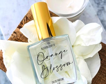 Orange Blossom Perfume Spray | Hand-Blended Custom Citrus Fragrance Sprays | Orange Perfume | Orange Blossom Luxury Perfume Inspired Scent