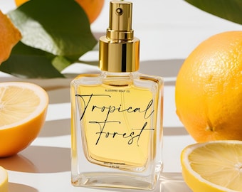 Tropical Forest Perfume: Handmade Vegan Fragrance Oil or Spray