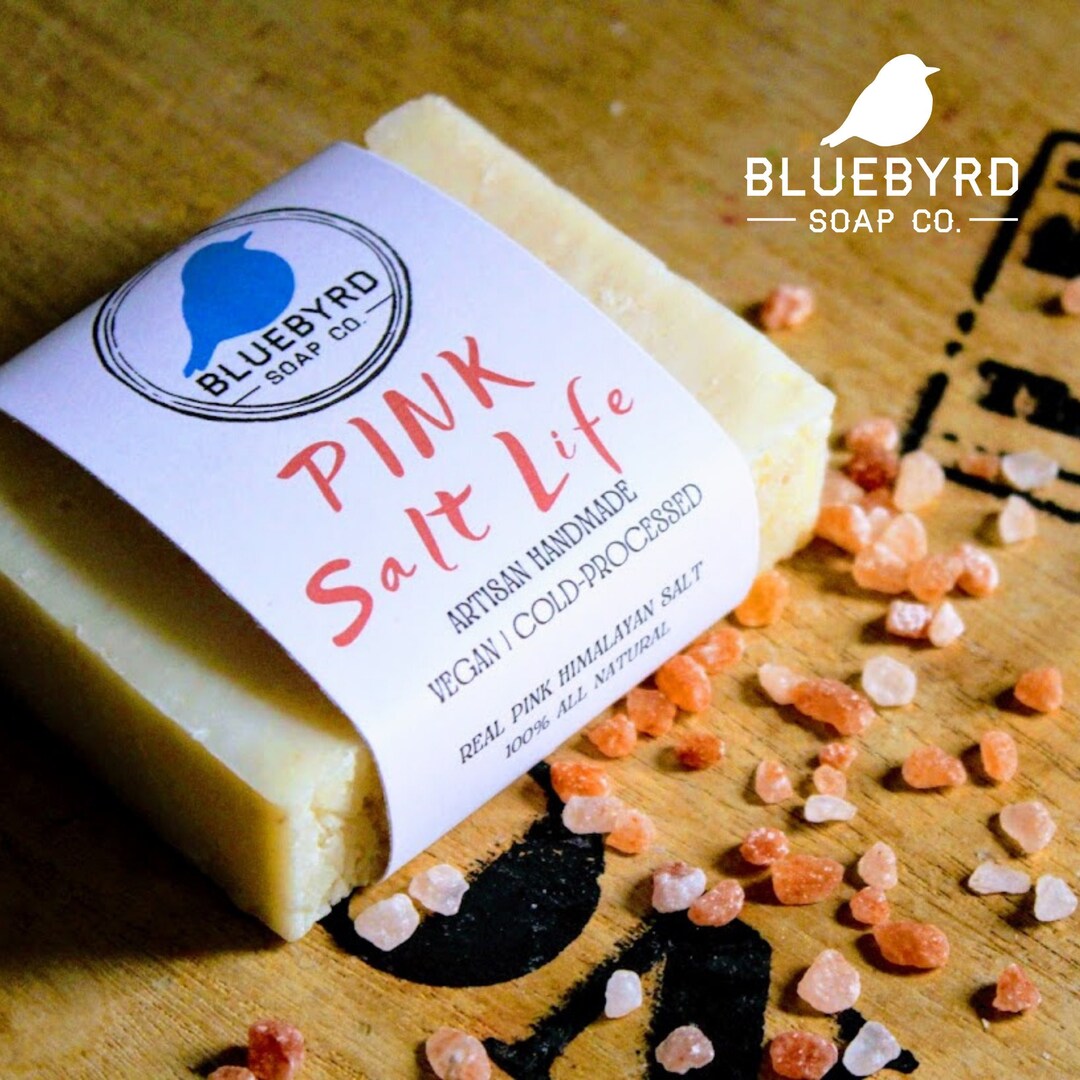Himalayan Pink Salt Soap, Vegan Face and Body Bar, Fragrance-free - Etsy