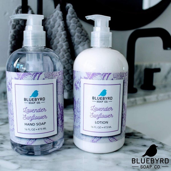 Sunflower Dish and Hand Soap Etsy