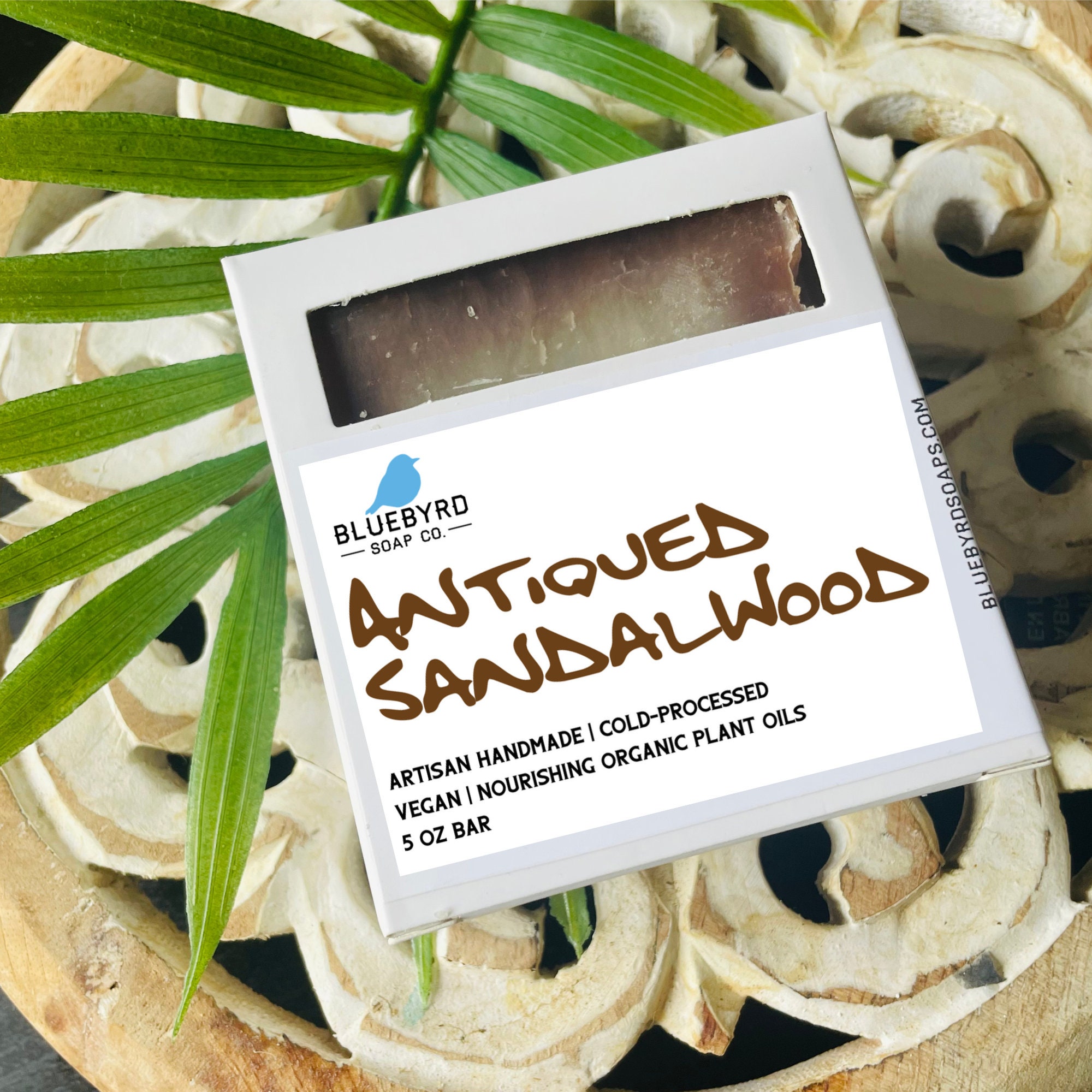 ANTIQUED SANDALWOOD BEST Mens Soap Bar Handmade Natural Man Soap
