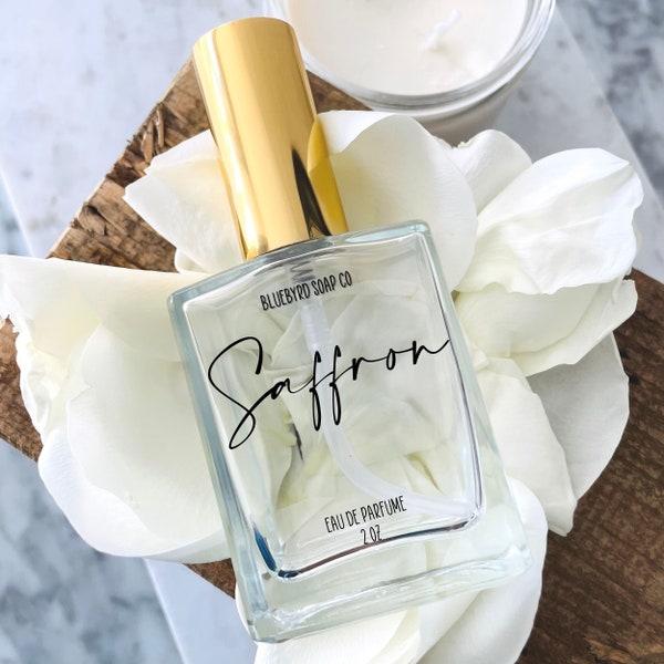 Saffron Cologne Spray | Hand Blended Custom Luxury Inspired Perfume Spray Scents | Saffron Perfume | Womens Perfume Spray | Unisex Fragrance