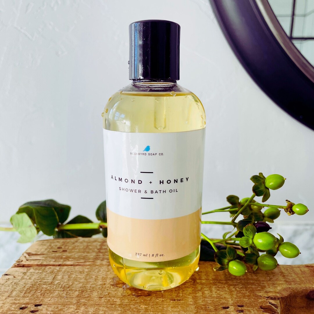 Almond Shower Oil & Bath Oil After Shower Bath Oil Hydrating Body Oil