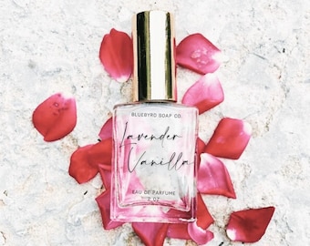 Lavender Vanilla Perfume: Calming Herbal Scent, Vegan Fragrance