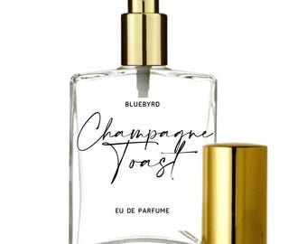 Champagne Inspired Perfume: Vegan Handmade Fragrance Oil or Spray