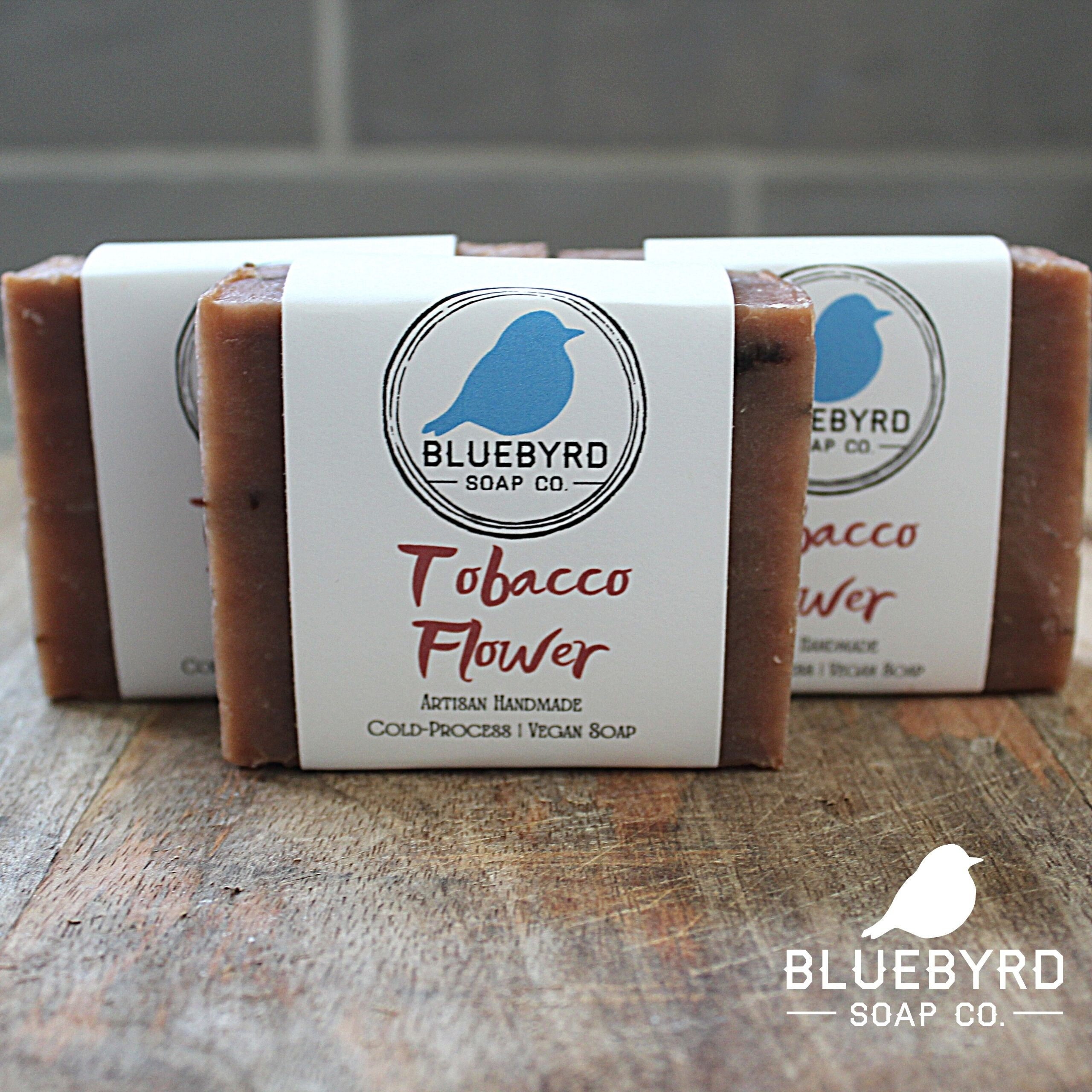 Tobacco Flower Soap: Handmade Cold Process Vegan Bar