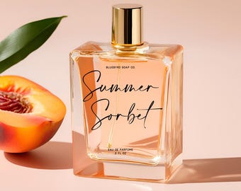 Summer Sorbet Perfume Oil: Vegan Peach Red Berry Rollerball