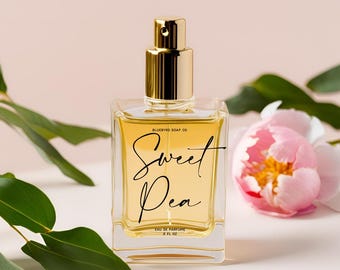 Sweet Pea Perfume: Vegan Floral Fragrance Oil or Spray