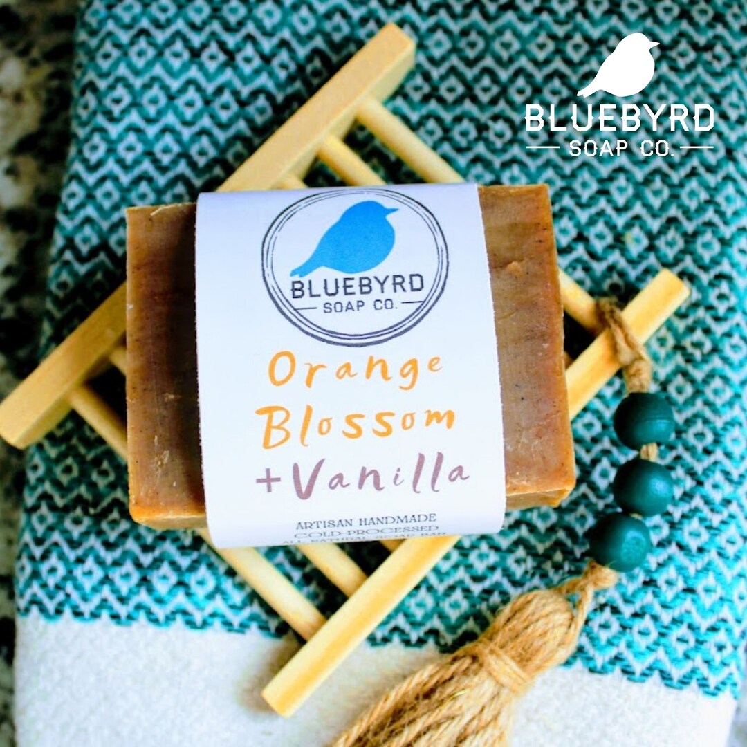 Orange Blossom Vanilla Soap Bar: All-natural Handmade Soap - Etsy