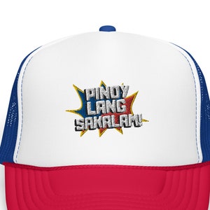 Bestickter philippinischer Spruch Foam Trucker Hut