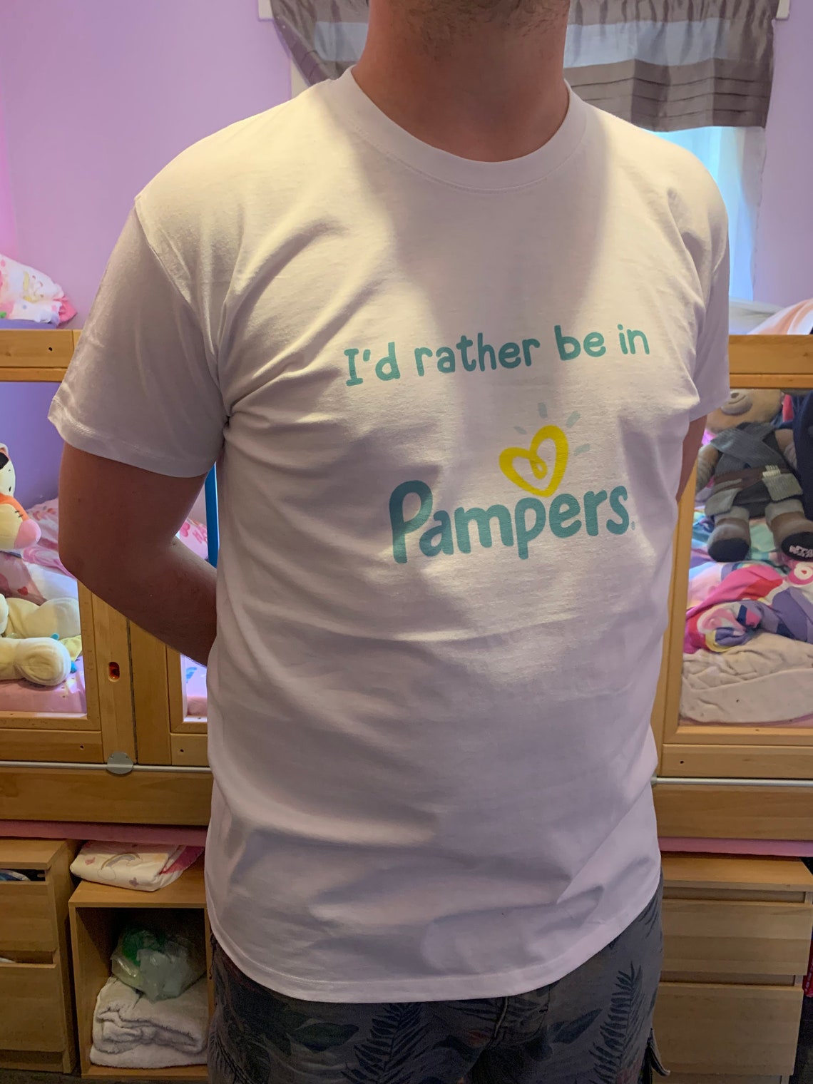 ABDL Pampers T-Shirt Customized With Diaper DDLG MDLB | Etsy