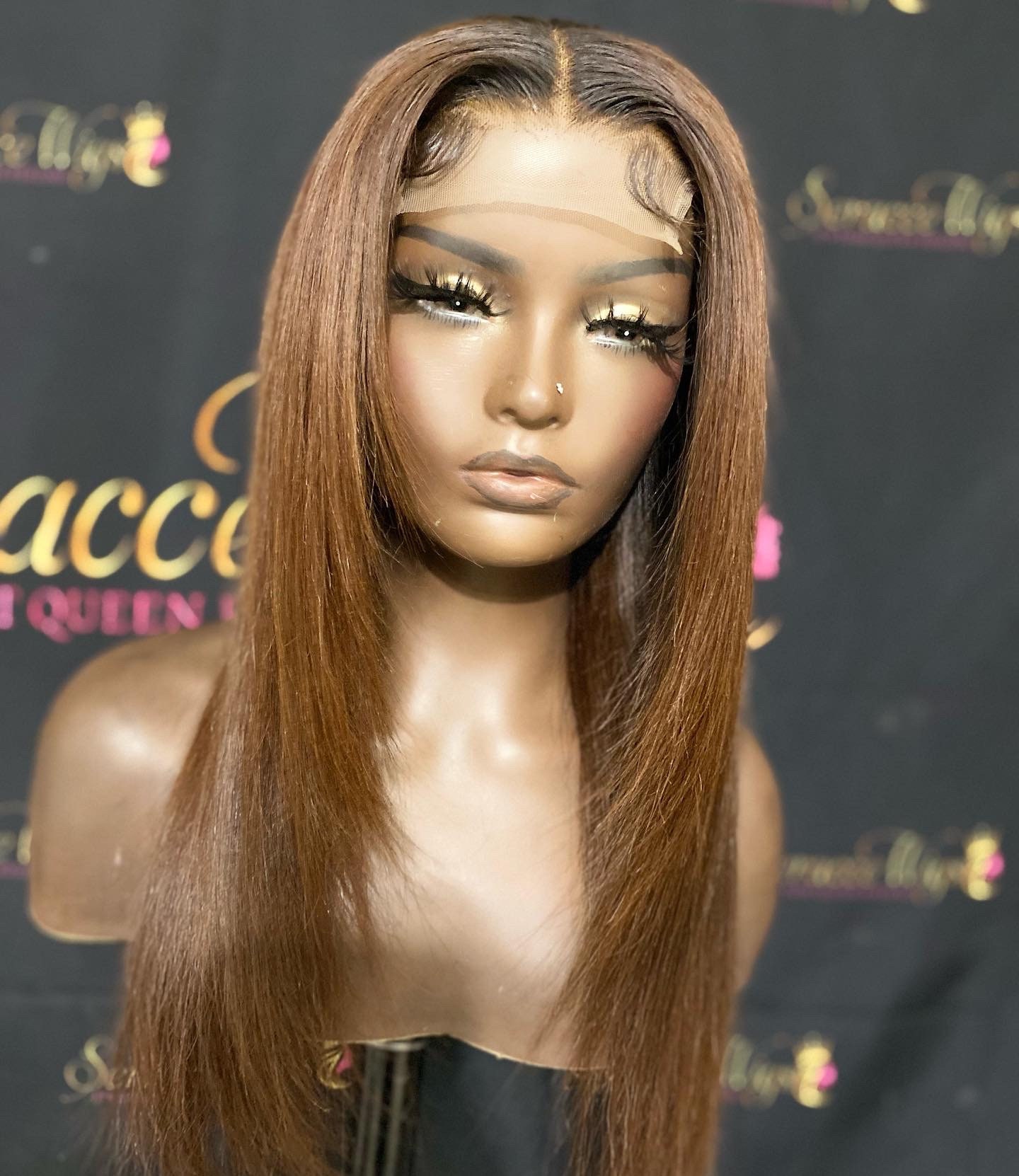 BEST Custom Wig Lace Frontal Layered Wig Raw Human Hair 200 Density