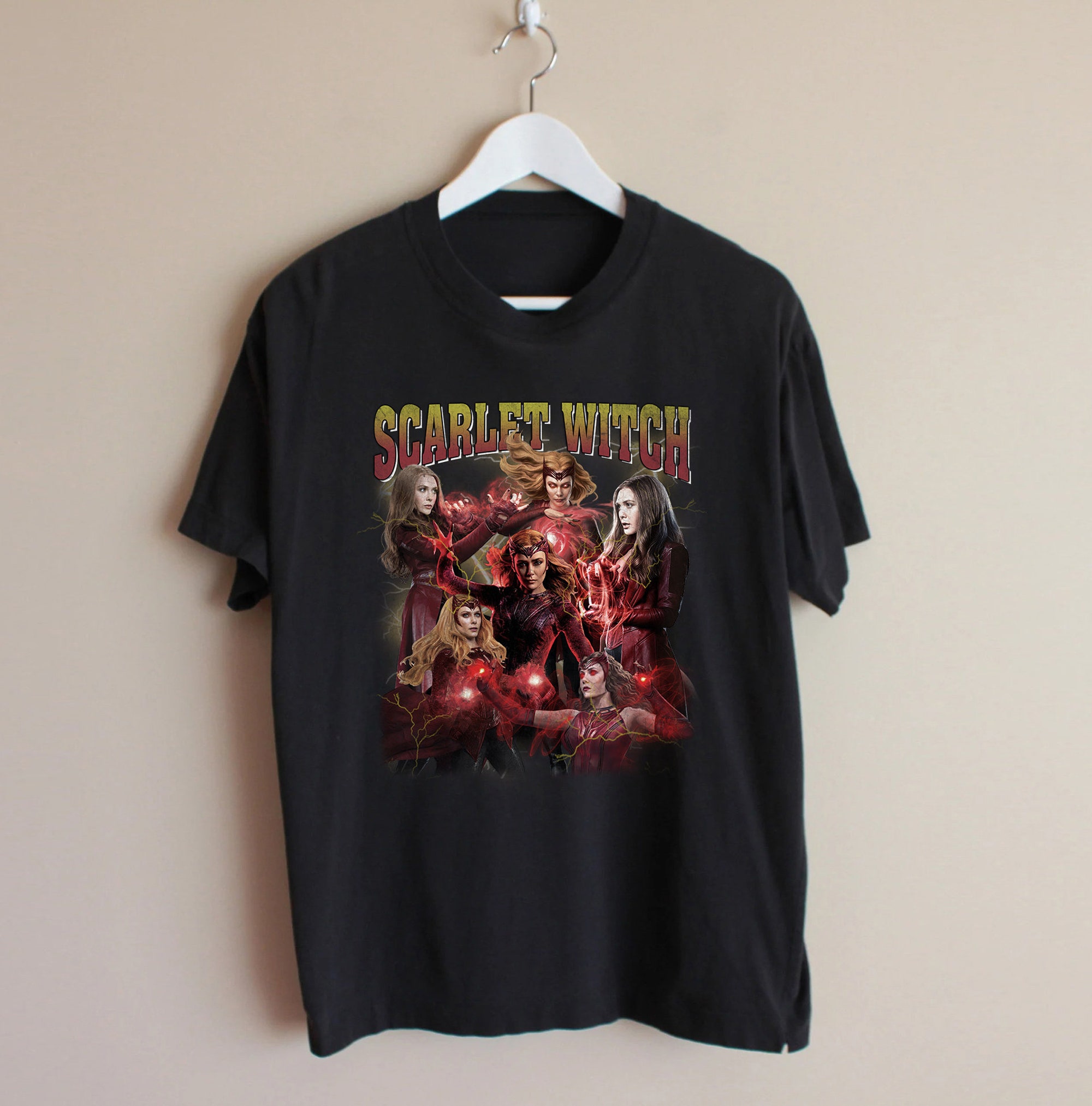 Discover Scarlet Witch Vintage WandaVision T-Shirt