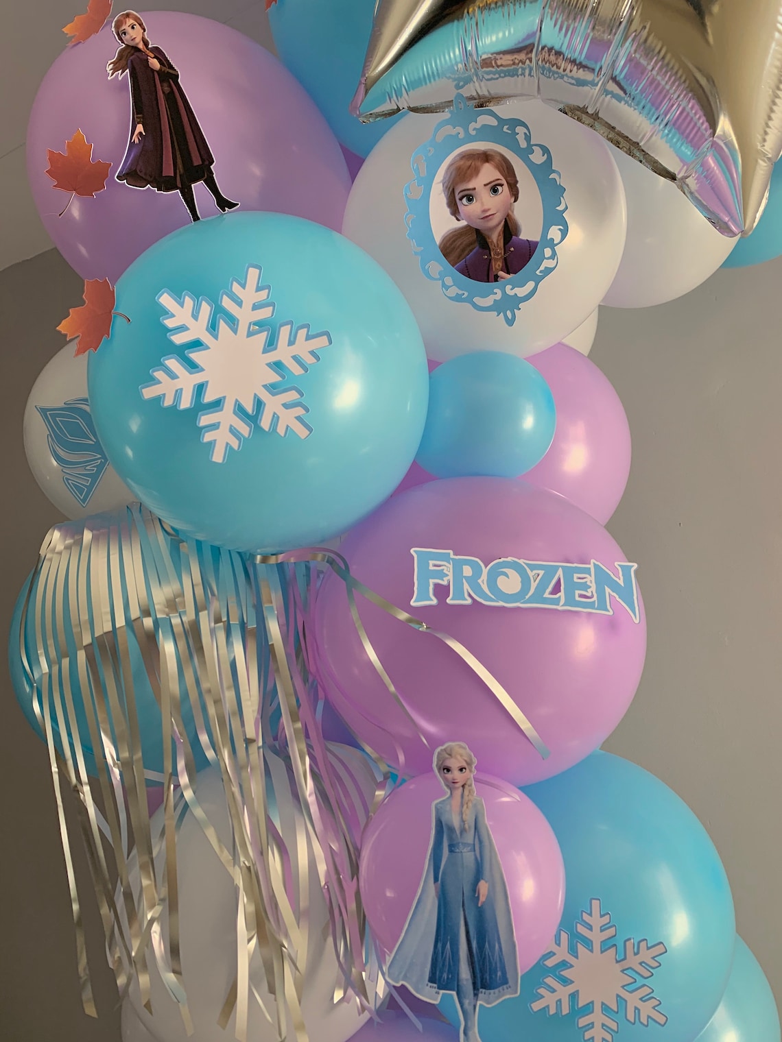 Frozen Balloon Garland Kit 12Ft Frozen Balloon Arch Winter Etsy